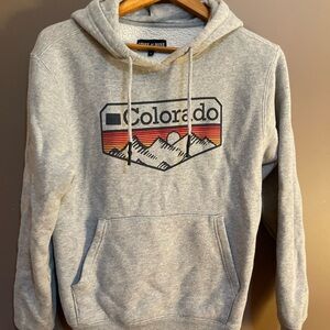 Men’s Gray Colorado Graphic Hoodie